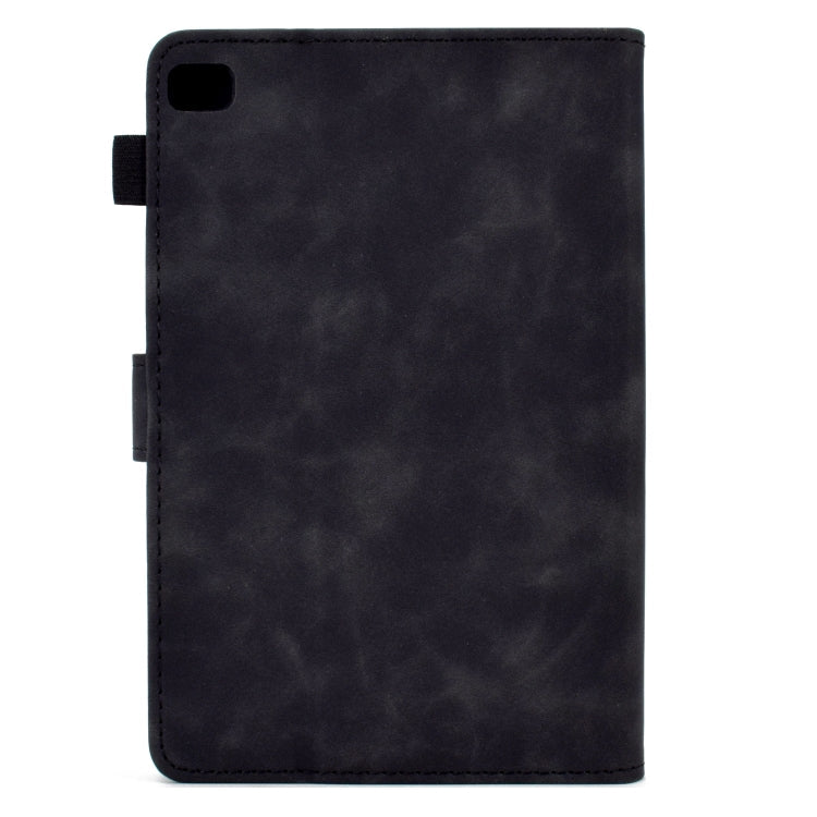 Embossed Smile Flip Tablet Leather Smart Case