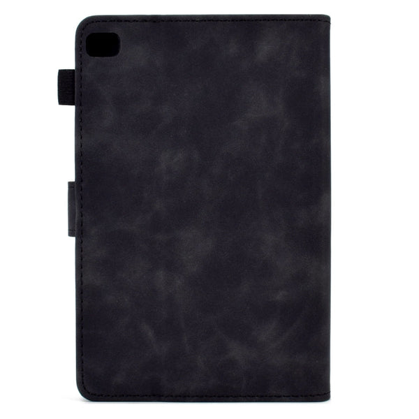 Embossed Smile Flip Tablet Leather Smart Case