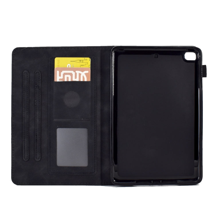 Embossed Smile Flip Tablet Leather Smart Case