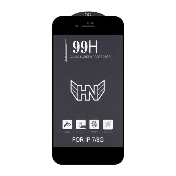 25pcs High Aluminum Large Arc Full Screen Tempered Glass Film, For iPhone 6s / 6 (25 PCS)