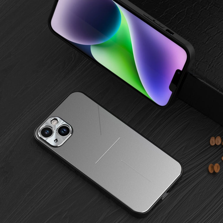 R-JUST RJ52 3-Line Style Metal TPU Shockproof Phone Case