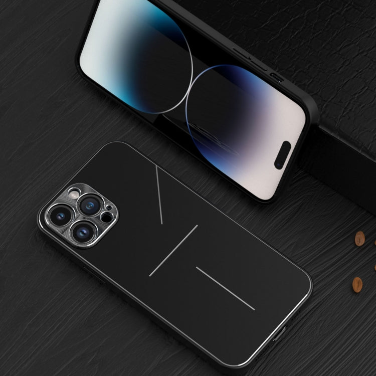 R-JUST RJ52 3-Line Style Metal TPU Shockproof Phone Case