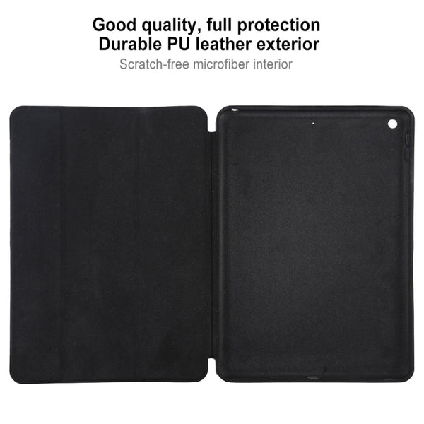 Horizontal Flip Smart Leather Case with Three-folding Holder