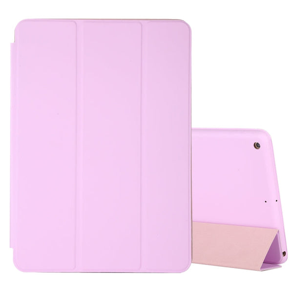 Horizontal Flip Smart Leather Case with Three-folding Holder