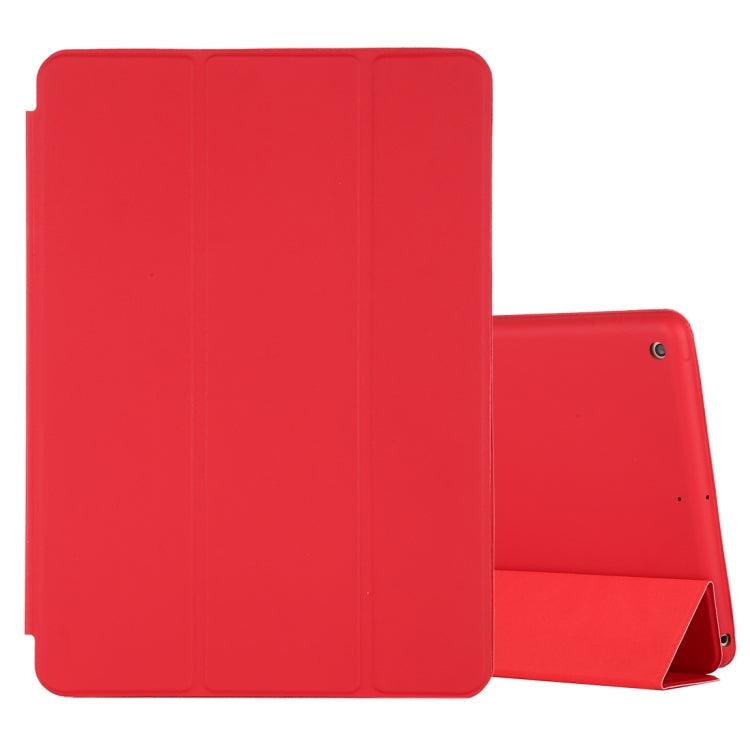 Horizontal Flip Smart Leather Case with Three-folding Holder