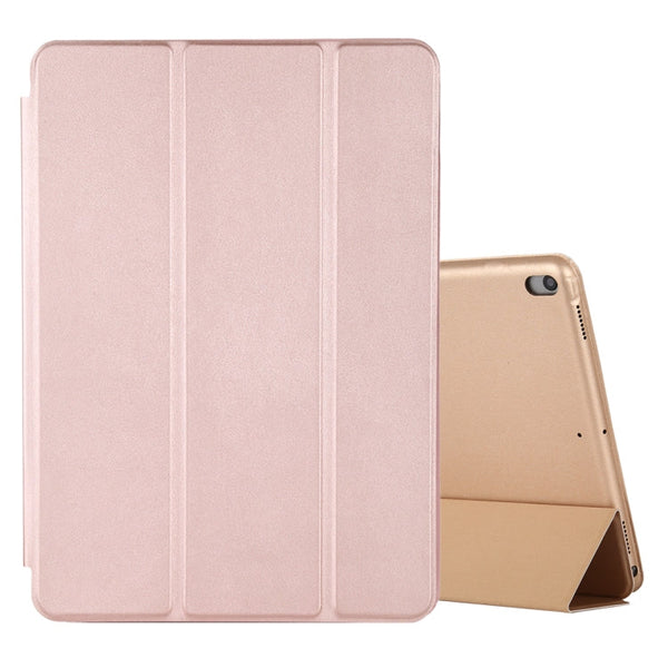 Horizontal Flip Smart Leather Case with Three-folding Holder