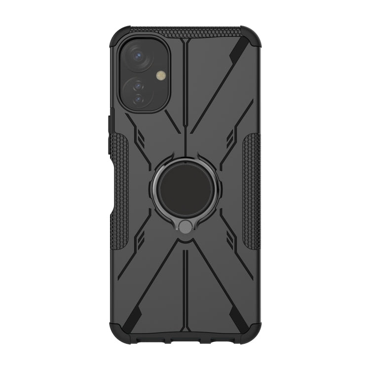 Armor Bear Shockproof PC + TPU Phone Case with Ring, For Infinix Note 12 G96, For Tecno Spark 9T, For Motorola Moto G62 5G, For iPhone 14 Plus