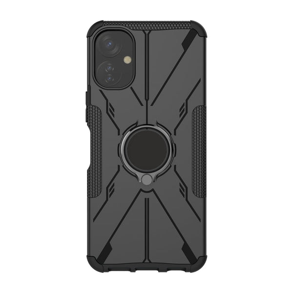 Armor Bear Shockproof PC + TPU Phone Case with Ring, For Infinix Note 12 G96, For Tecno Spark 9T, For Motorola Moto G62 5G, For iPhone 14 Plus