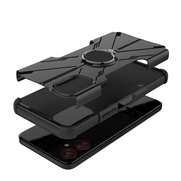 Armor Bear Shockproof PC + TPU Phone Case with Ring, For Infinix Note 12 G96, For Tecno Spark 9T, For Motorola Moto G62 5G, For iPhone 14 Plus