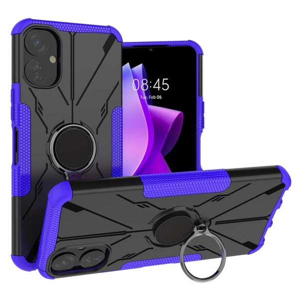Armor Bear Shockproof PC + TPU Phone Case with Ring, For Infinix Note 12 G96, For Tecno Spark 9T, For Motorola Moto G62 5G, For iPhone 14 Plus