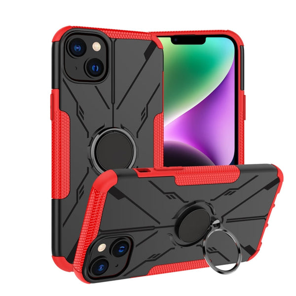 Armor Bear Shockproof PC + TPU Phone Case with Ring, For Infinix Note 12 G96, For Tecno Spark 9T, For Motorola Moto G62 5G, For iPhone 14 Plus