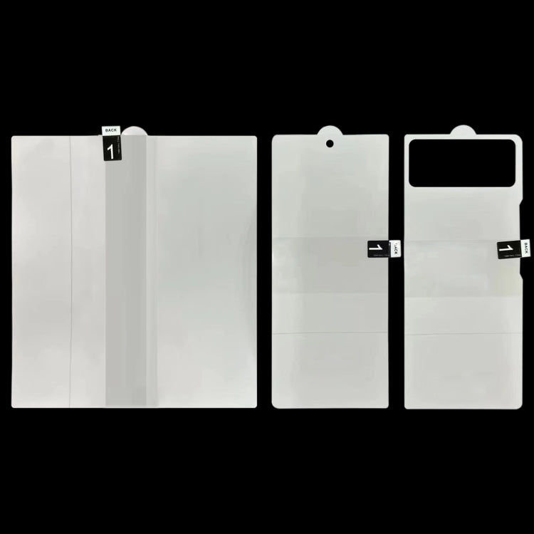 3 in 1 Full Screen Protector Explosion-proof Front+Big+Back Screen Hydrogel Film