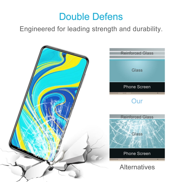 0.26mm 9H Surface Hardness 2.5D Explosion-proof Tempered Glass Non-full Screen Film