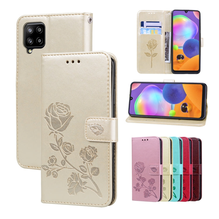 Rose Embossed Flip PU Leather Phone Case