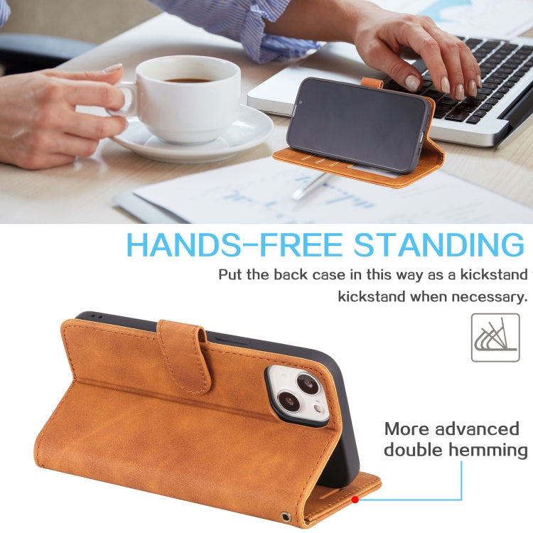 Skin Feel Anti-theft Brush Horizontal Flip Leather Phone Case, For iPhone 14, For iPhone 14 Plus, For iPhone 14 Pro, For iPhone 14 Pro Max