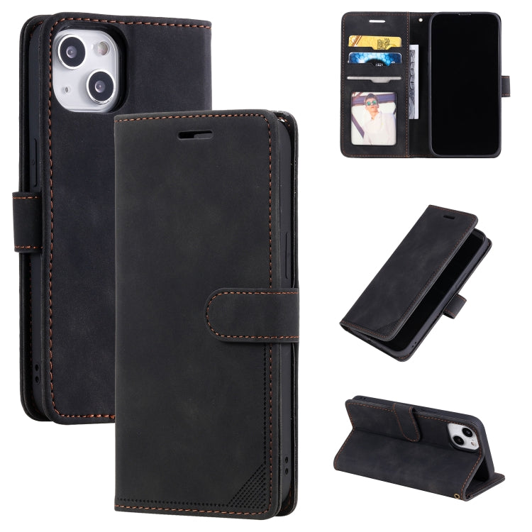 Skin Feel Anti-theft Brush Horizontal Flip Leather Phone Case, For iPhone 14, For iPhone 14 Plus, For iPhone 14 Pro, For iPhone 14 Pro Max