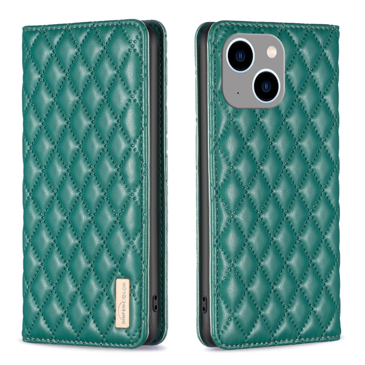 Diamond Lattice Magnetic Leather Flip Phone Case, For iPhone 14 Pro Max, For iPhone 14 Pro, For iPhone 14 Plus, For iPhone 14