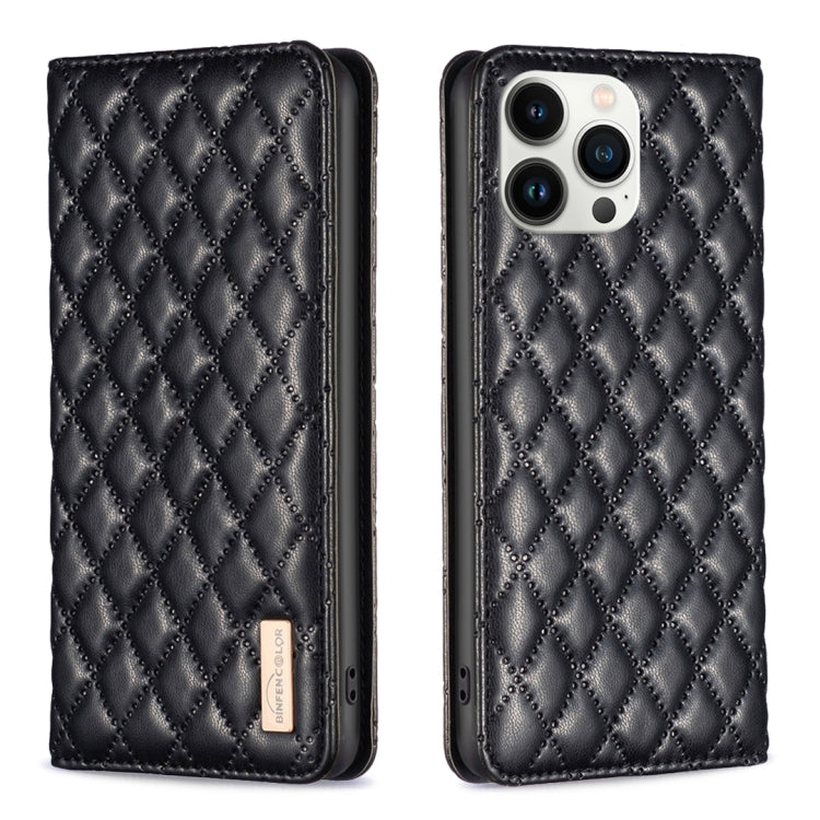 Diamond Lattice Magnetic Leather Flip Phone Case, For iPhone 13 Pro Max, For iPhone 13 Pro, For iPhone 13, For iPhone 12 Pro Max