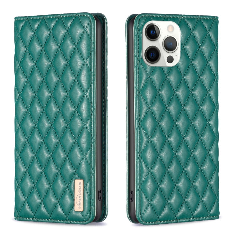 Diamond Lattice Magnetic Leather Flip Phone Case, For iPhone 13 Pro Max, For iPhone 13 Pro, For iPhone 13, For iPhone 12 Pro Max