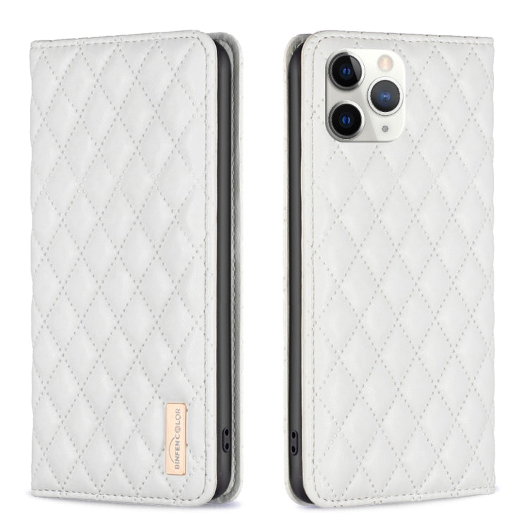 Diamond Lattice Magnetic Leather Flip Phone Case, For iPhone 12 / 12 Pro, For iPhone 11 Pro Max, For iPhone 11 Pro, For iPhone 11
