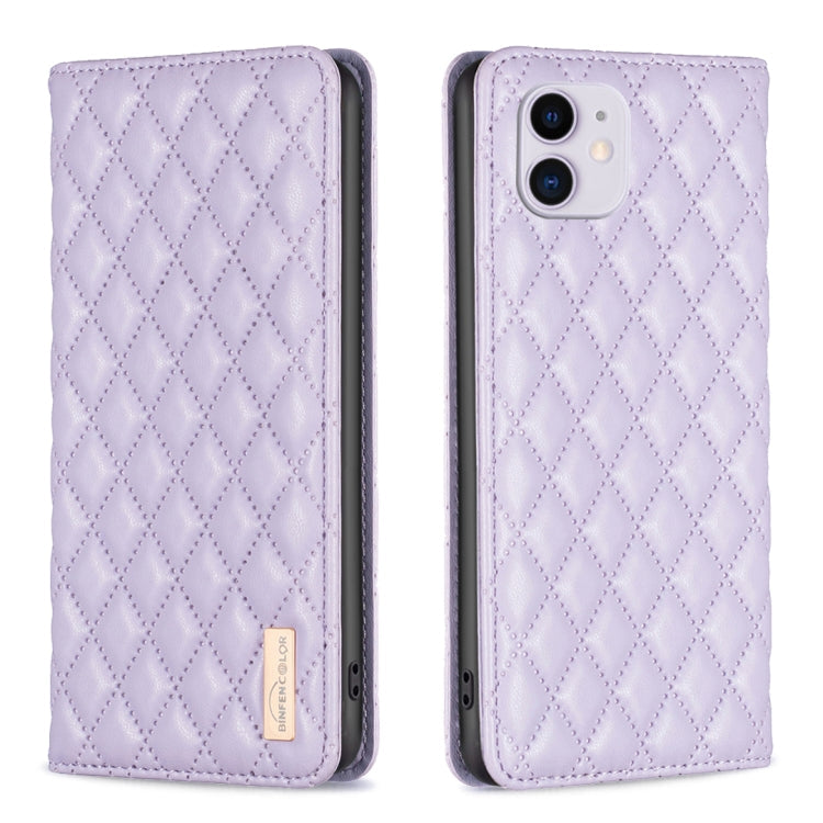 Diamond Lattice Magnetic Leather Flip Phone Case, For iPhone 12 / 12 Pro, For iPhone 11 Pro Max, For iPhone 11 Pro, For iPhone 11