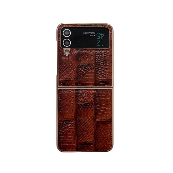 Nano Electroplate Mahjong Texture Leather Phone Case, For Samsung Galaxy A33 5G, For Samsung Galaxy A53 5G, For Samsung Galaxy A73 5G, For Samsung Galaxy Z Flip4, For Samsung Galaxy Z Fold4