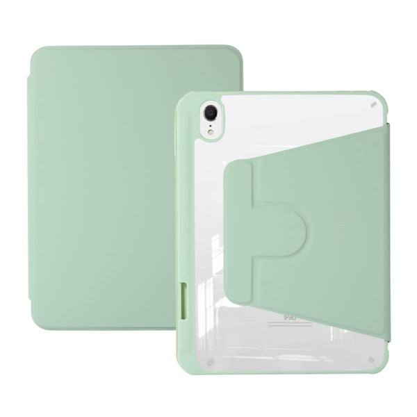 Acrylic Rotatable Holder Tablet Leather Case, For iPad mini 2024 / mini 6, For iPad Air 5 2022 / 4 2020