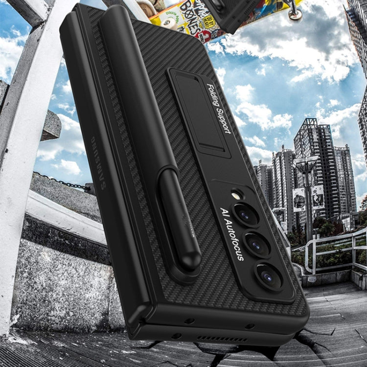 GKK Ultra-thin Shockproof Leather Protective Case with Holder & Pen Slots, For Samsung Galaxy Z Fold4