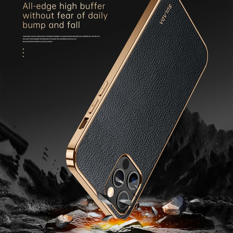 SULADA Shockproof TPU + Handmade Leather Phone Case, For iPhone 14, For iPhone 14 Plus, For iPhone 14 Pro, For iPhone 14 Pro Max