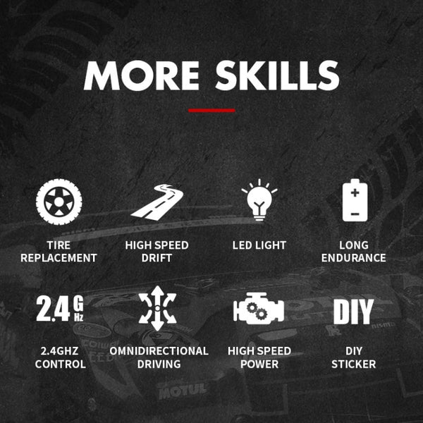 2.4G 1:16 4WD Drift RC Toy Car