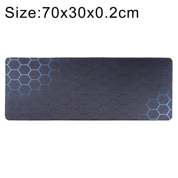 Anti-Slip Rubber Cloth Surface Game Mouse Mat Keyboard Pad, 60 x 30 x 0.2cm, 70 x 30 x 0.2cm