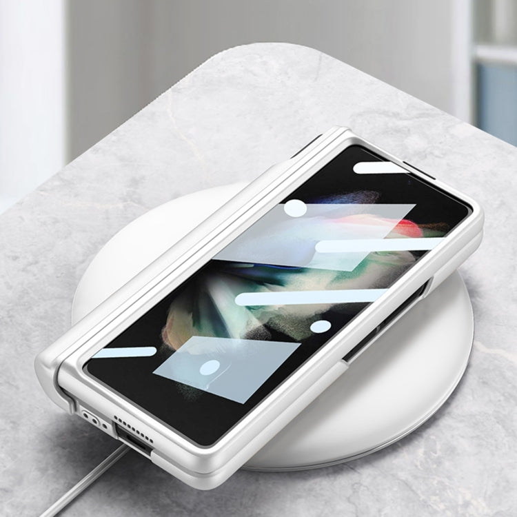 GKK Magnetic Fold Hinge Shockproof Phone Case with Wrist Strap, For Samsung Galaxy Z Fold3 5G