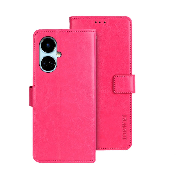 idewei Crazy Horse Texture Leather Phone Case