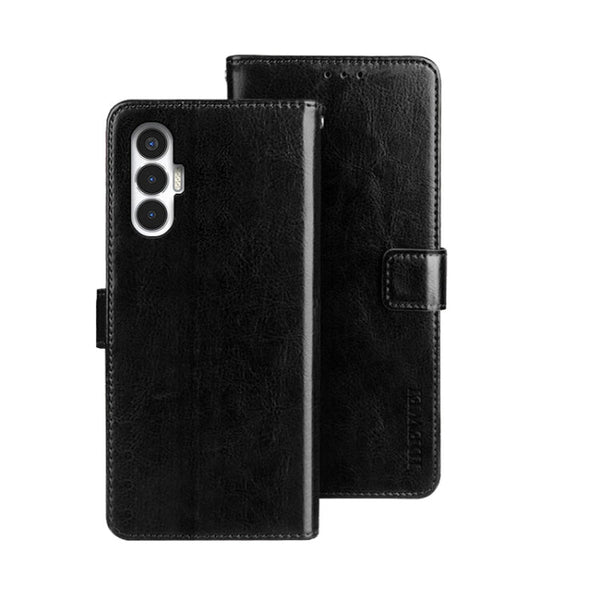 idewei Crazy Horse Texture Leather Phone Case