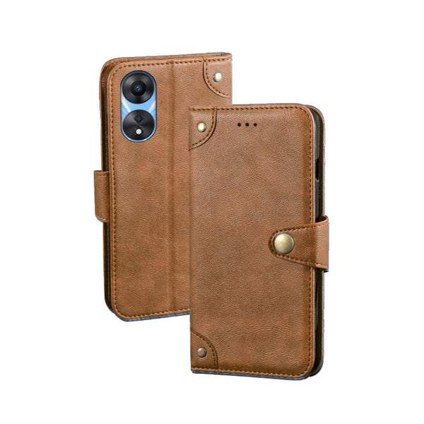 idewei Retro Texture Leather Phone Case, For Huawei nova 10 SE, For Huawei nova Y61 4G, For Infinix Zero Ultra 5G, For OPPO A58 5G, For OPPO A77s, For Oukitel C19 Pro