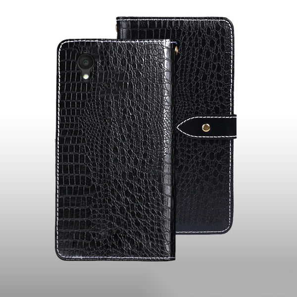 idewei Crocodile Texture Leather Phone Case