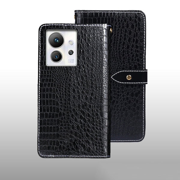 idewei Crocodile Texture Leather Phone Case