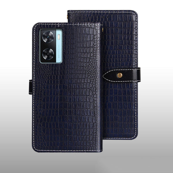 idewei Crocodile Texture Leather Phone Case