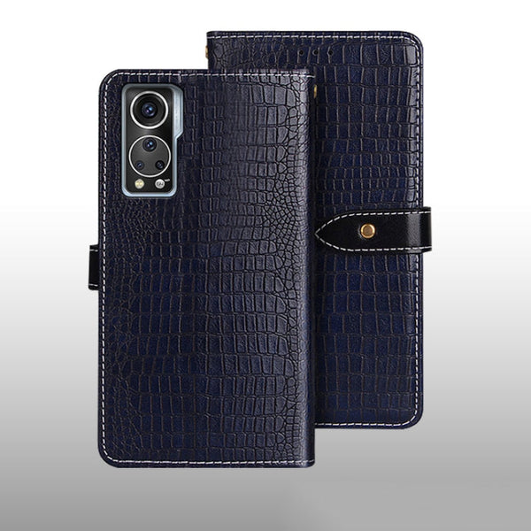 idewei Crocodile Texture Leather Phone Case