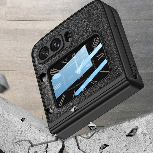 GKK Magnetic Folding Shockproof Leather Phone Case, For Motorola Razr 2022