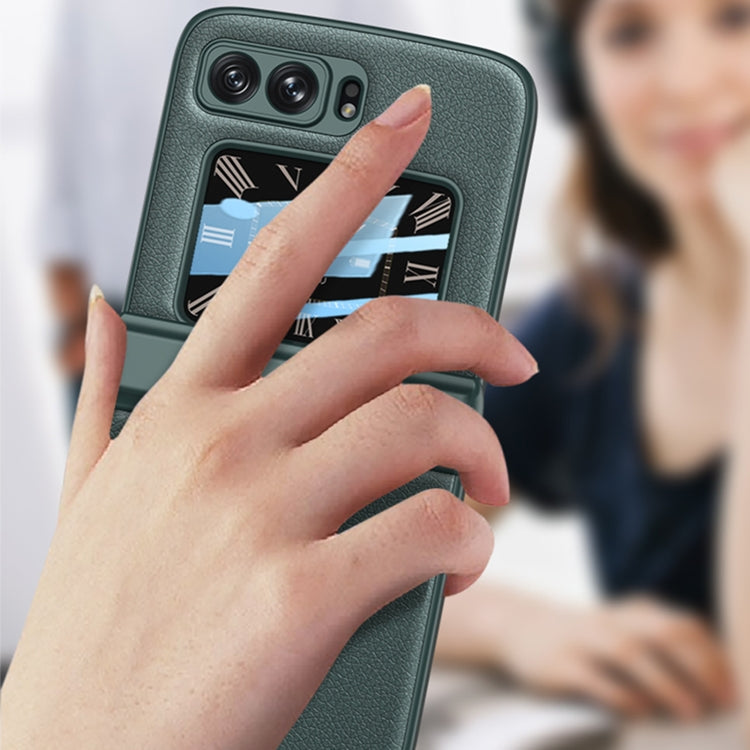 GKK Magnetic Folding Shockproof Leather Phone Case, For Motorola Razr 2022