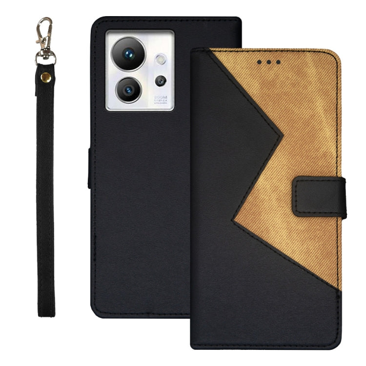 idewei Two-color Splicing Leather Phone Case