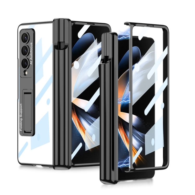 GKK Magnetic Fold Hinge Shockproof Phone Case with Pen Slots, For Samsung Galaxy Z Fold4