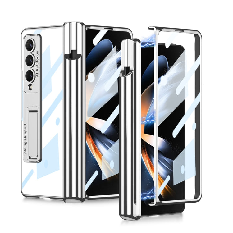 GKK Magnetic Fold Hinge Shockproof Phone Case with Pen Slots, For Samsung Galaxy Z Fold4