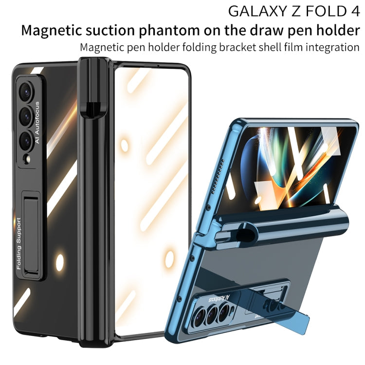 GKK Magnetic Fold Hinge Shockproof Phone Case with Pen Slots, For Samsung Galaxy Z Fold4