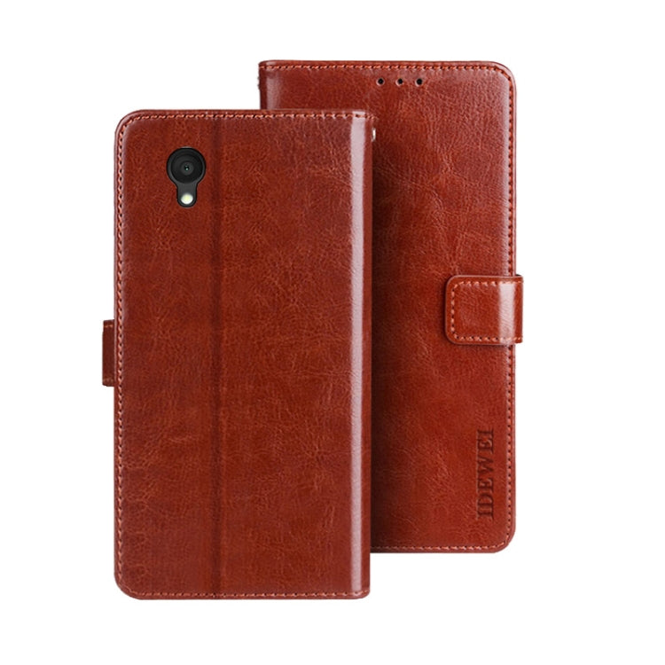 idewei Crazy Horse Texture Leather Phone Case