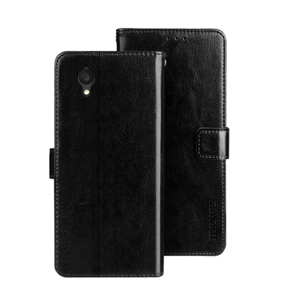 idewei Crazy Horse Texture Leather Phone Case