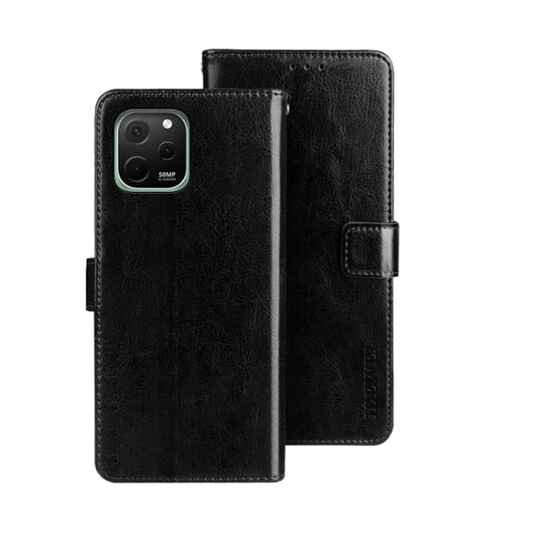idewei Crazy Horse Texture Leather Phone Case