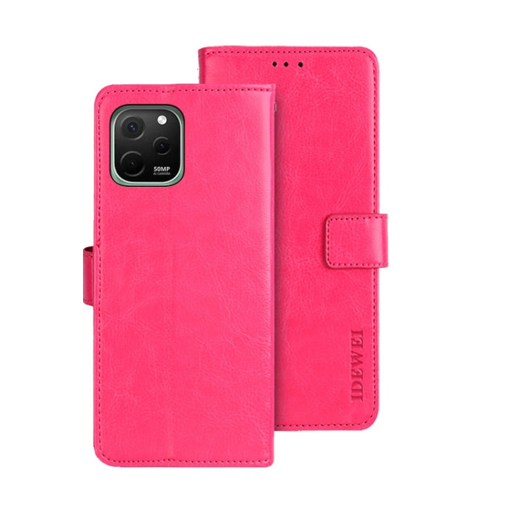 idewei Crazy Horse Texture Leather Phone Case