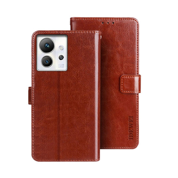 idewei Crazy Horse Texture Leather Phone Case